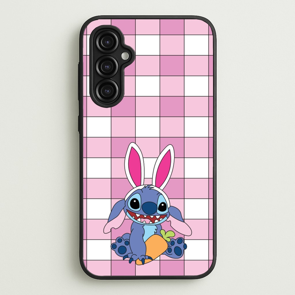 Easter Bunny Blue Alien - Easter Phone Case for Galaxy A14