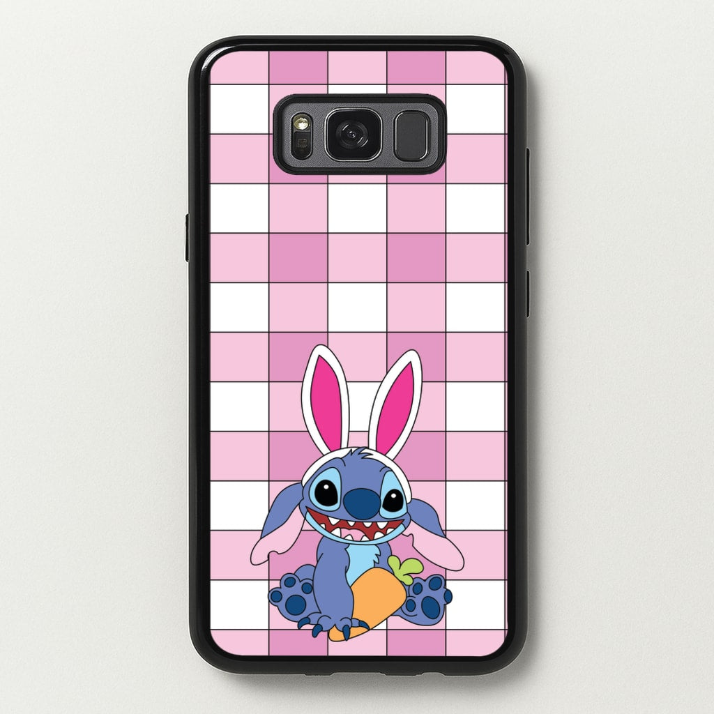 Easter Bunny Blue Alien - Easter Phone Case for Galaxy S8