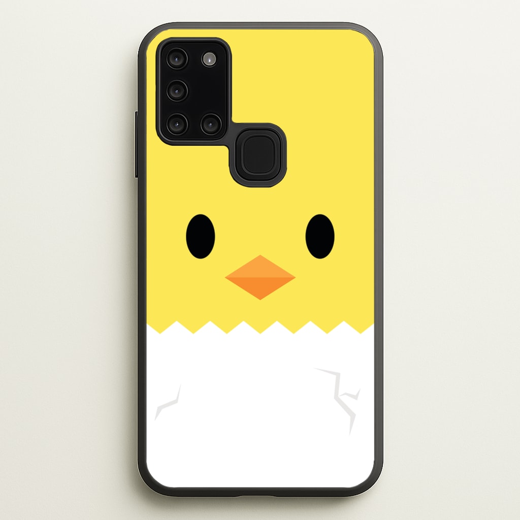 Yellow Chick - Easter Phone Case for Galaxy A21s