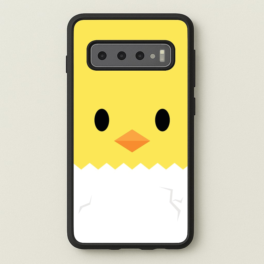 Yellow Chick - Easter Phone Case for Galaxy S10 Plus