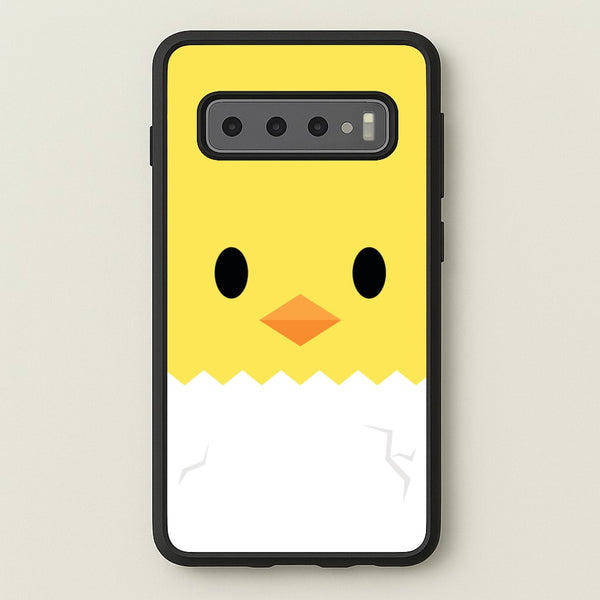 Yellow Chick - Easter Phone Case for Galaxy S10 Plus