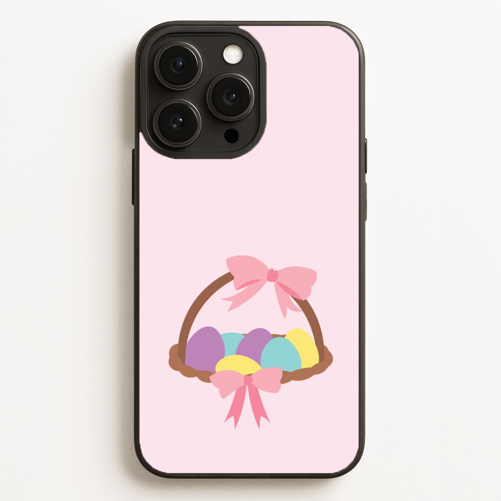 Pink Easter Basket - Easter Phone Case for iPhone 16 Pro Max
