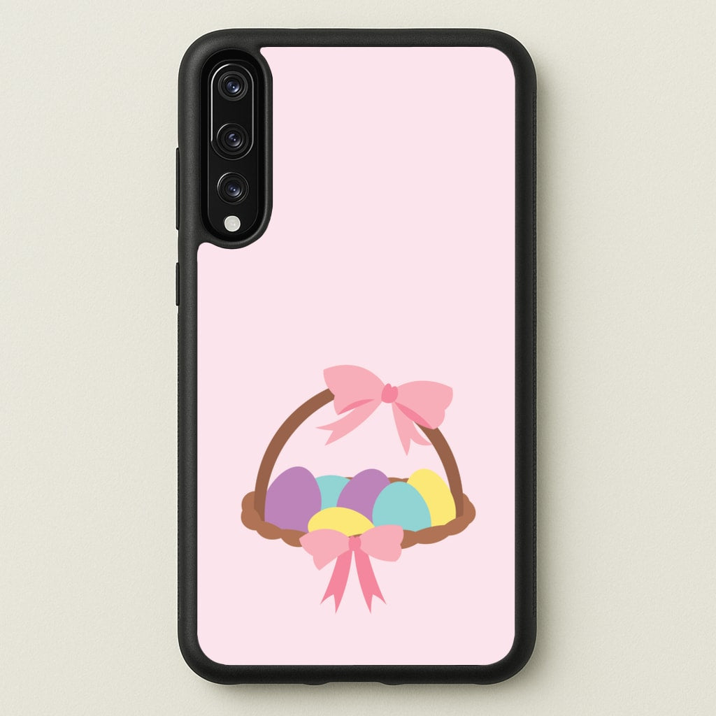 Pink Easter Basket - Easter Phone Case for Huawei P20 Pro