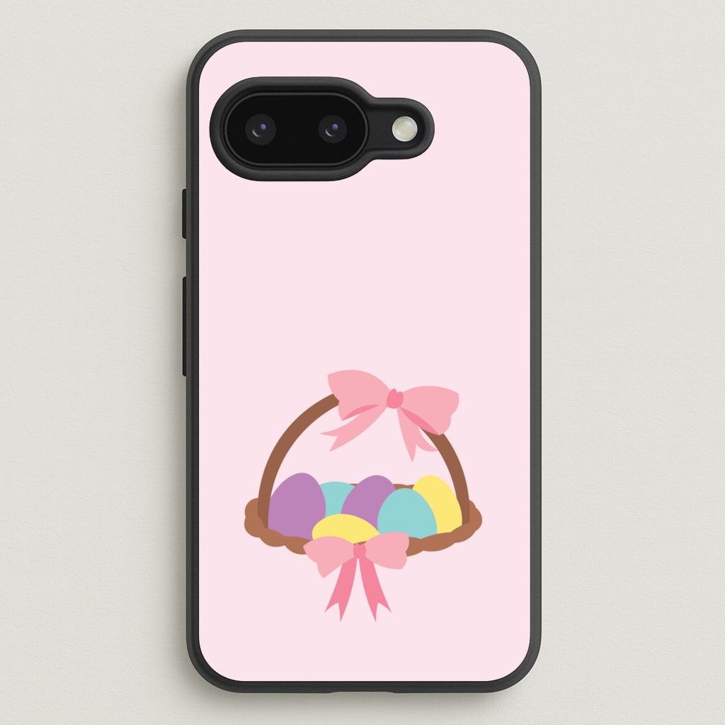 Pink Easter Basket - Easter Phone Case for Google Pixel 9a