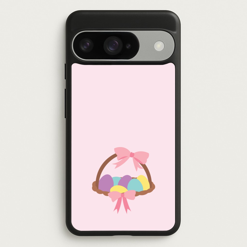 Pink Easter Basket Phone Case for Google Pixel 10 / 10 Pro