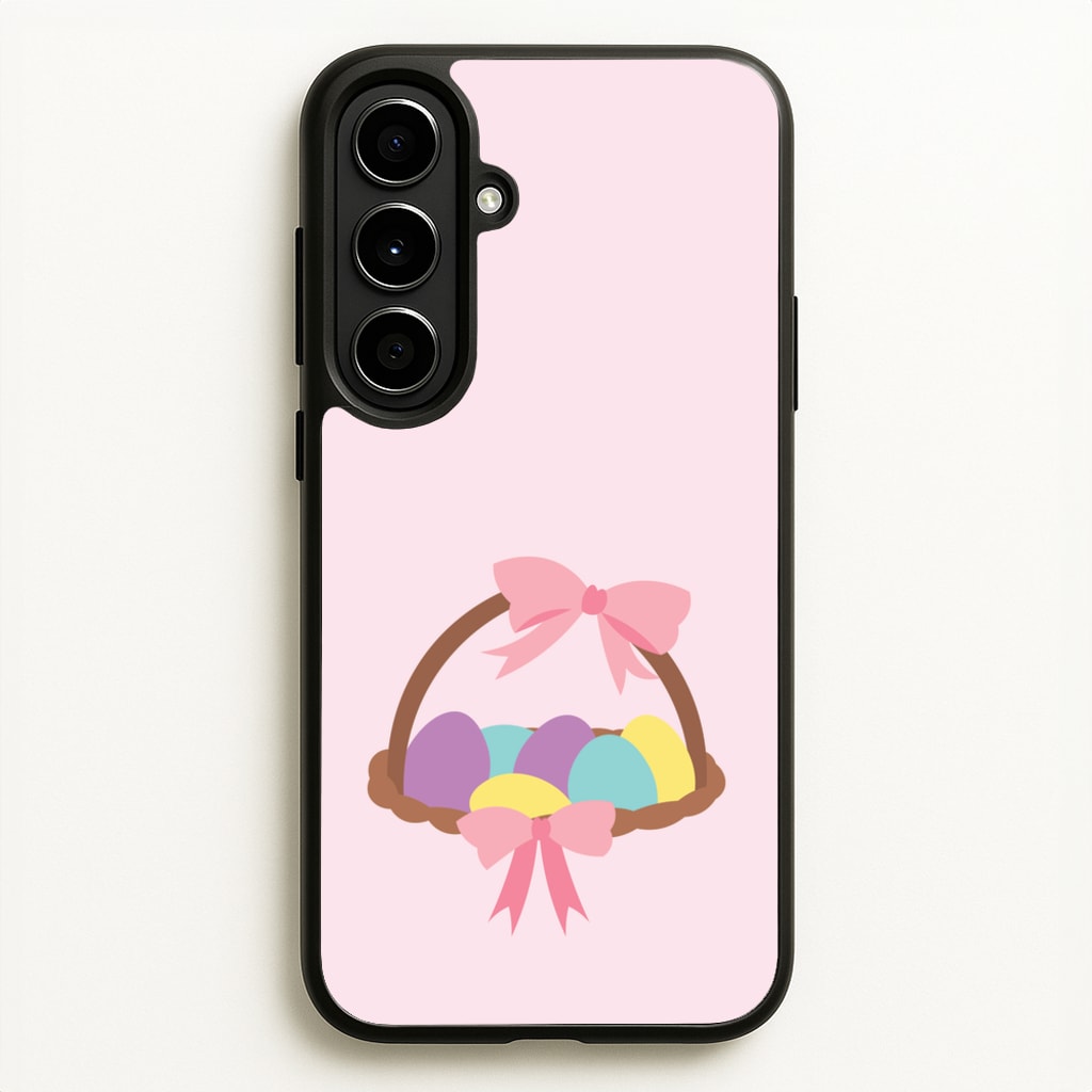 Pink Easter Basket - Easter Phone Case for Galaxy A56