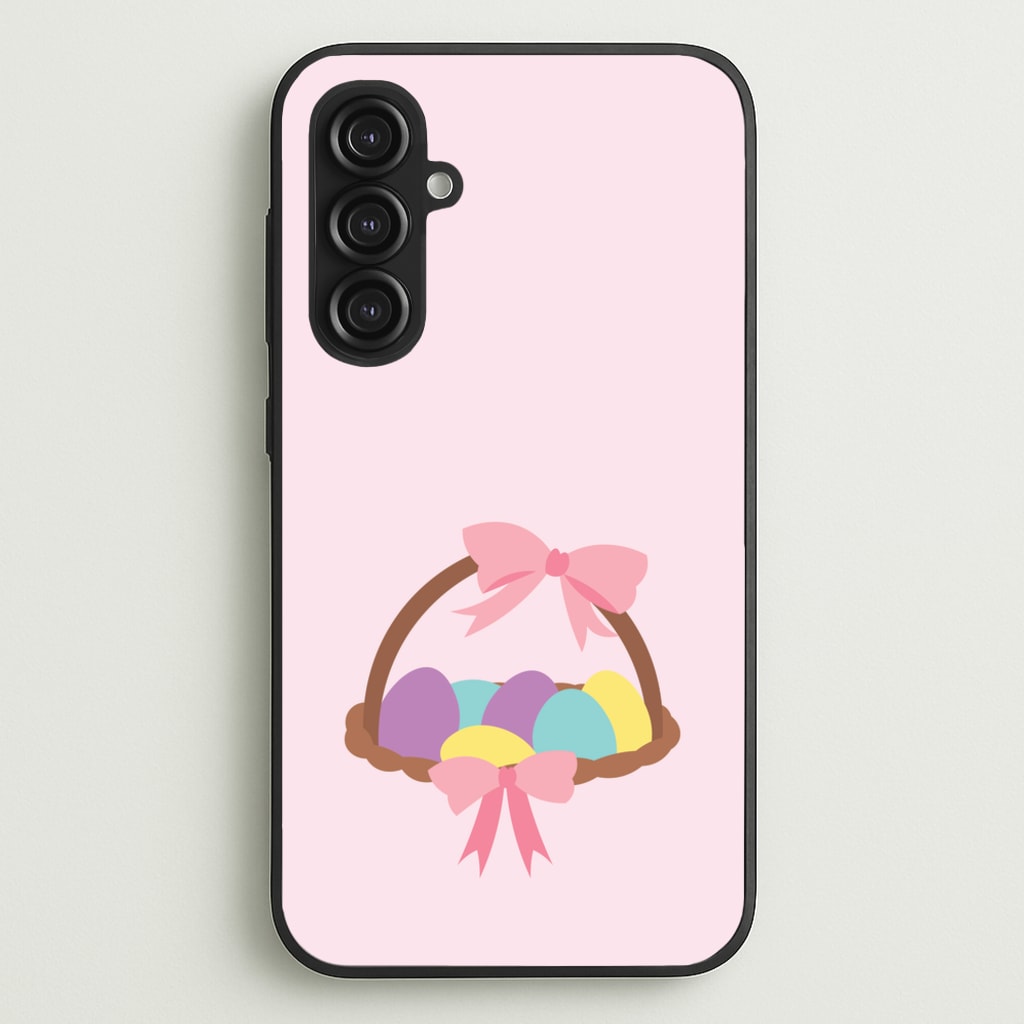 Pink Easter Basket - Easter Phone Case for Galaxy S23FE