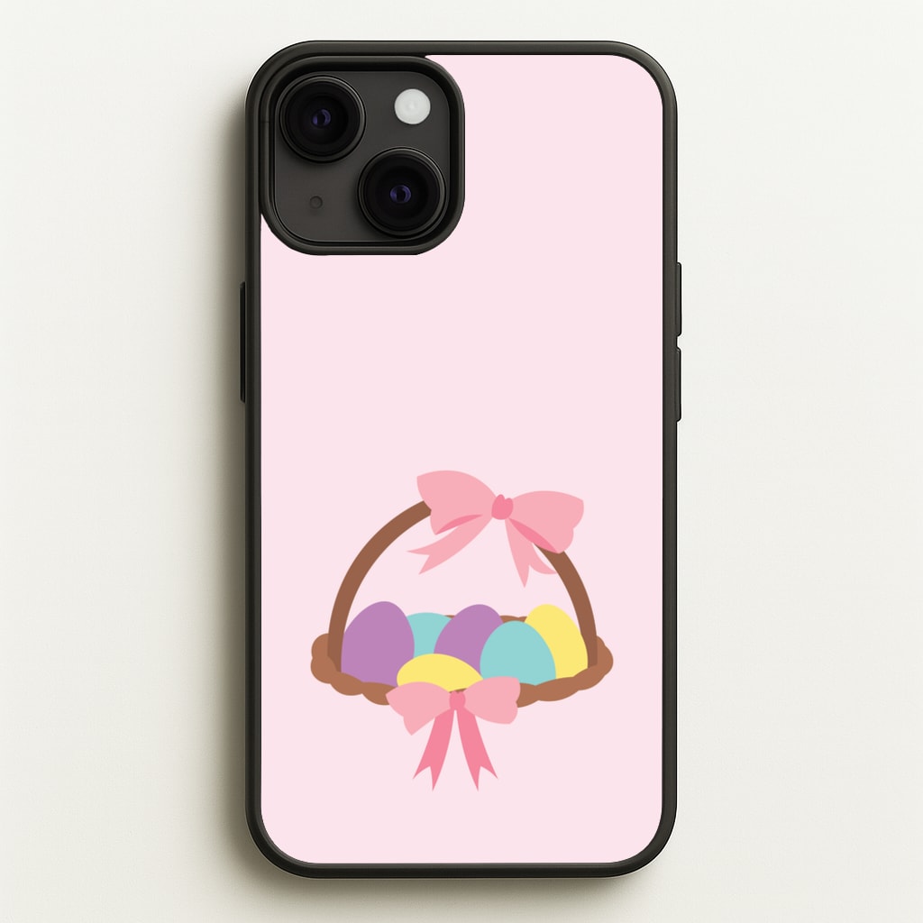 Pink Easter Basket - Easter Phone Case for iPhone 13 Mini