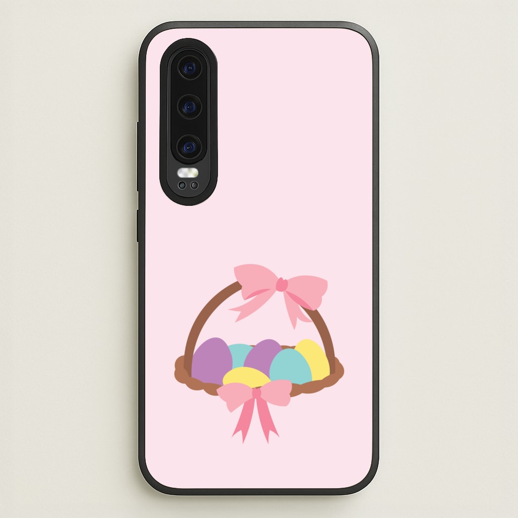 Pink Easter Basket - Easter Phone Case for Huawei P30