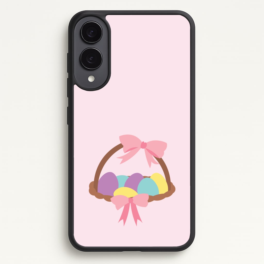 Pink Easter Basket - Easter Phone Case for Galaxy S25 Edge