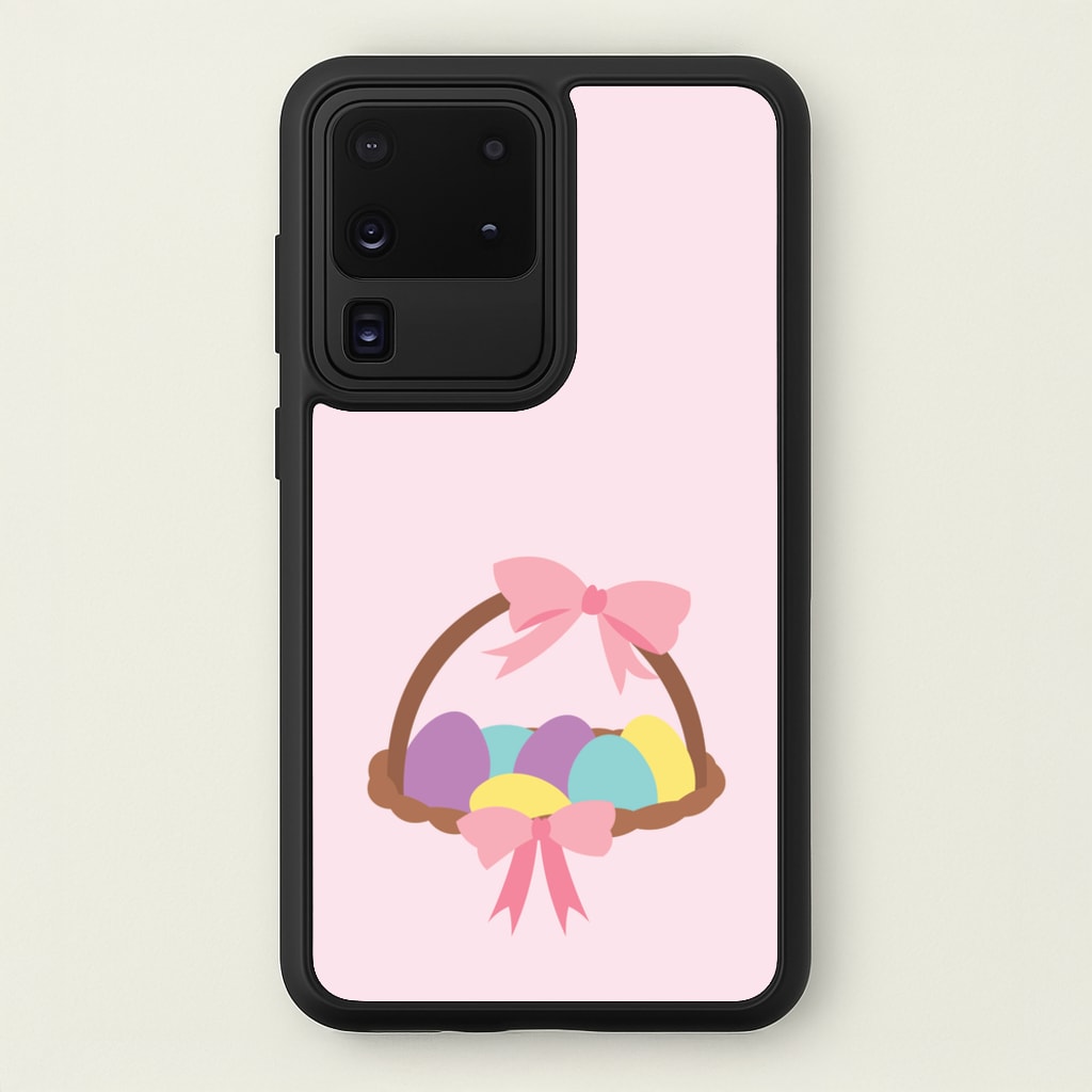 Pink Easter Basket - Easter Phone Case for Galaxy S20 Ultra