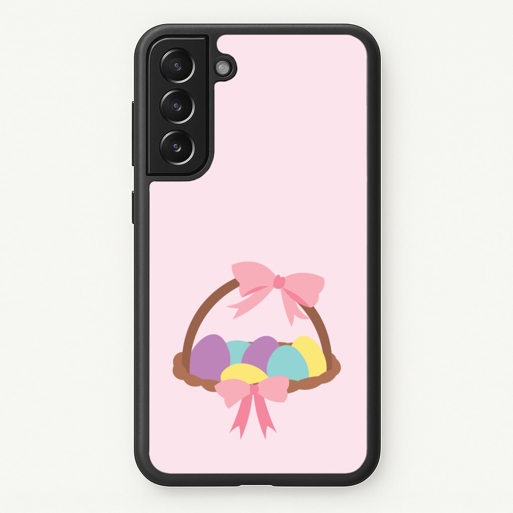 Pink Easter Basket - Easter Phone Case for Galaxy S21FE