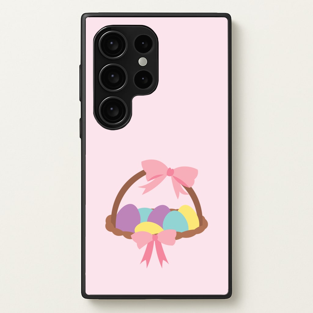 Pink Easter Basket - Easter Phone Case for Galaxy S24 Ultra