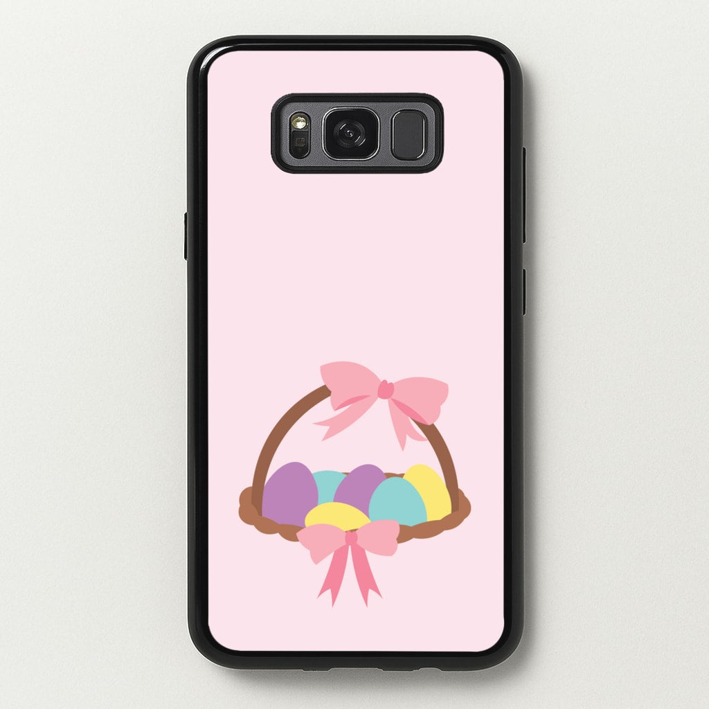 Pink Easter Basket - Easter Phone Case for Galaxy S8
