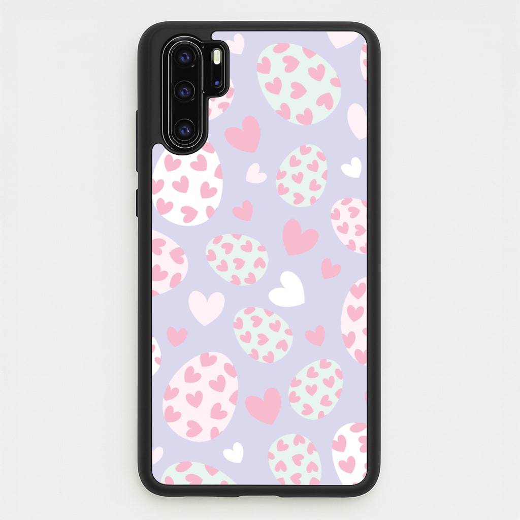 Heart Easter Eggs Pattern - Easter Phone Case for Huawei P30 Pro