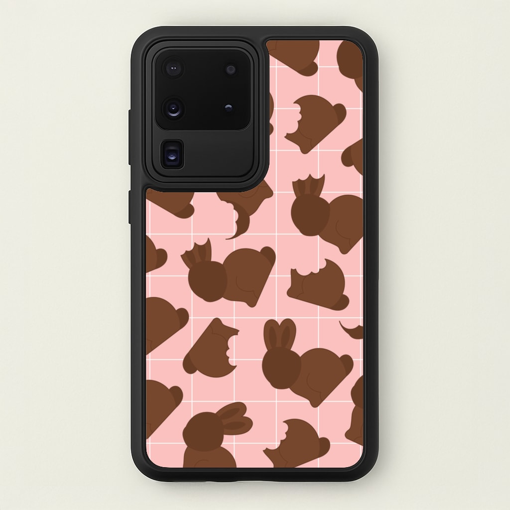Chocolate Easter Bunny Pattern - Easter Phone Case for Galaxy S20 Ultra