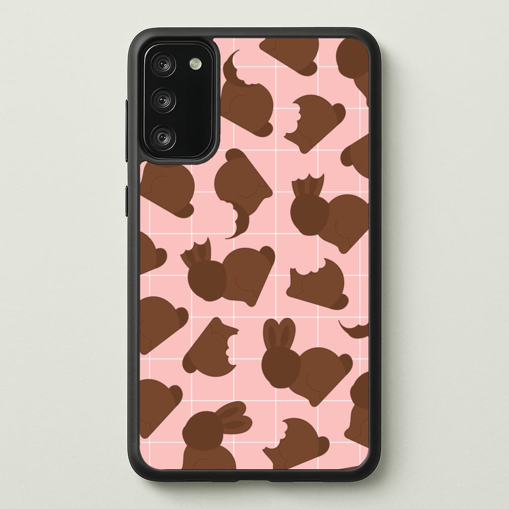 Chocolate Easter Bunny Pattern - Easter Phone Case for Galaxy S20