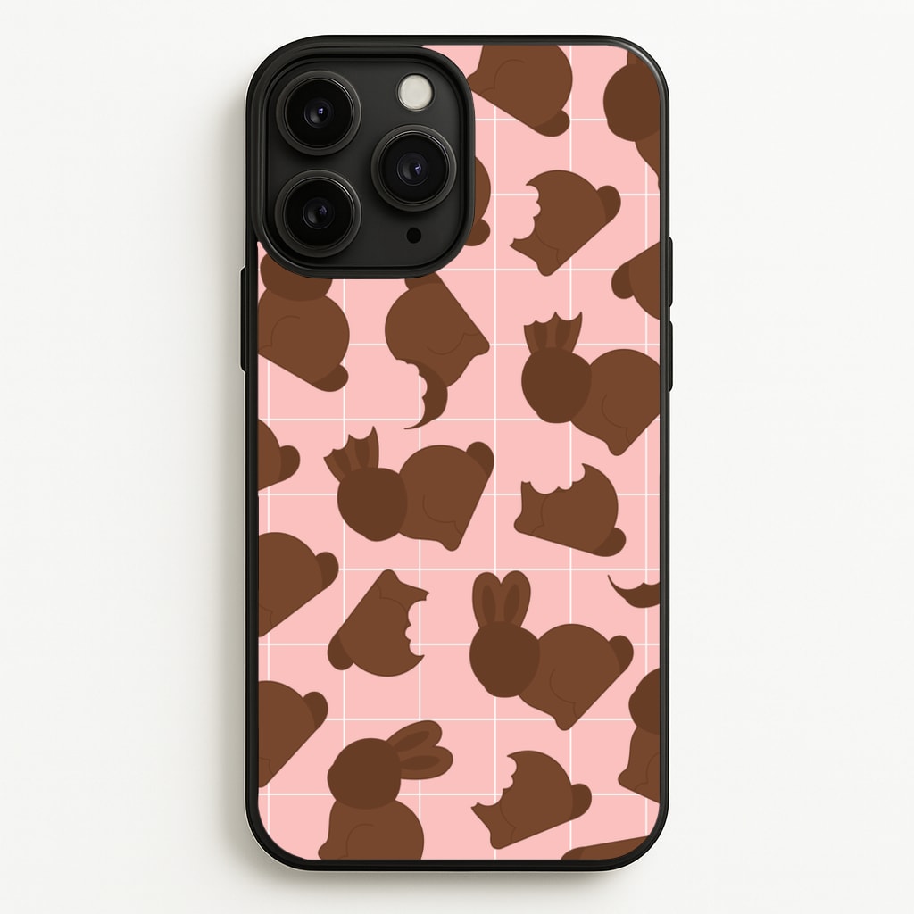 Chocolate Easter Bunny Pattern - Easter Phone Case for iPhone 11 Pro Max