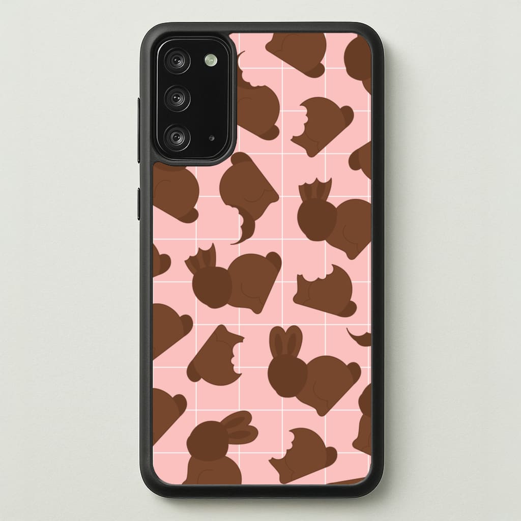 Chocolate Easter Bunny Pattern - Easter Phone Case for Galaxy Note 20