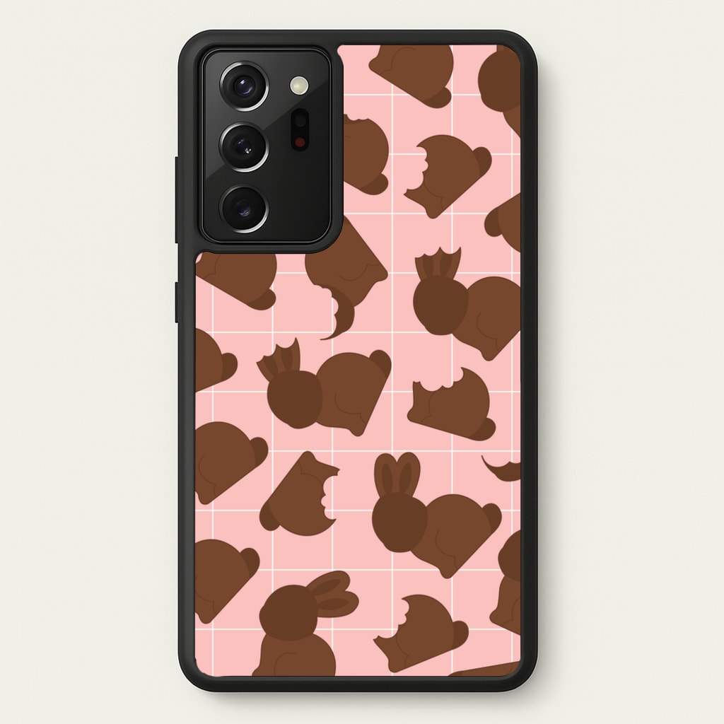 Chocolate Easter Bunny Pattern - Easter Phone Case for Galaxy Note 20 Ultra