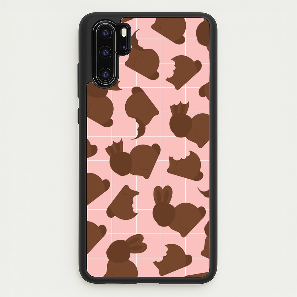Chocolate Easter Bunny Pattern - Easter Phone Case for Huawei P30 Pro