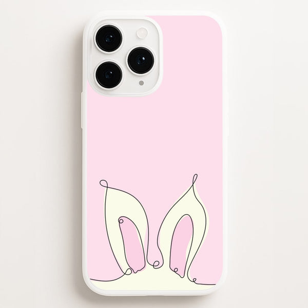 Outline Bunny Ears - Easter Phone Case for iPhone 16 Pro Max