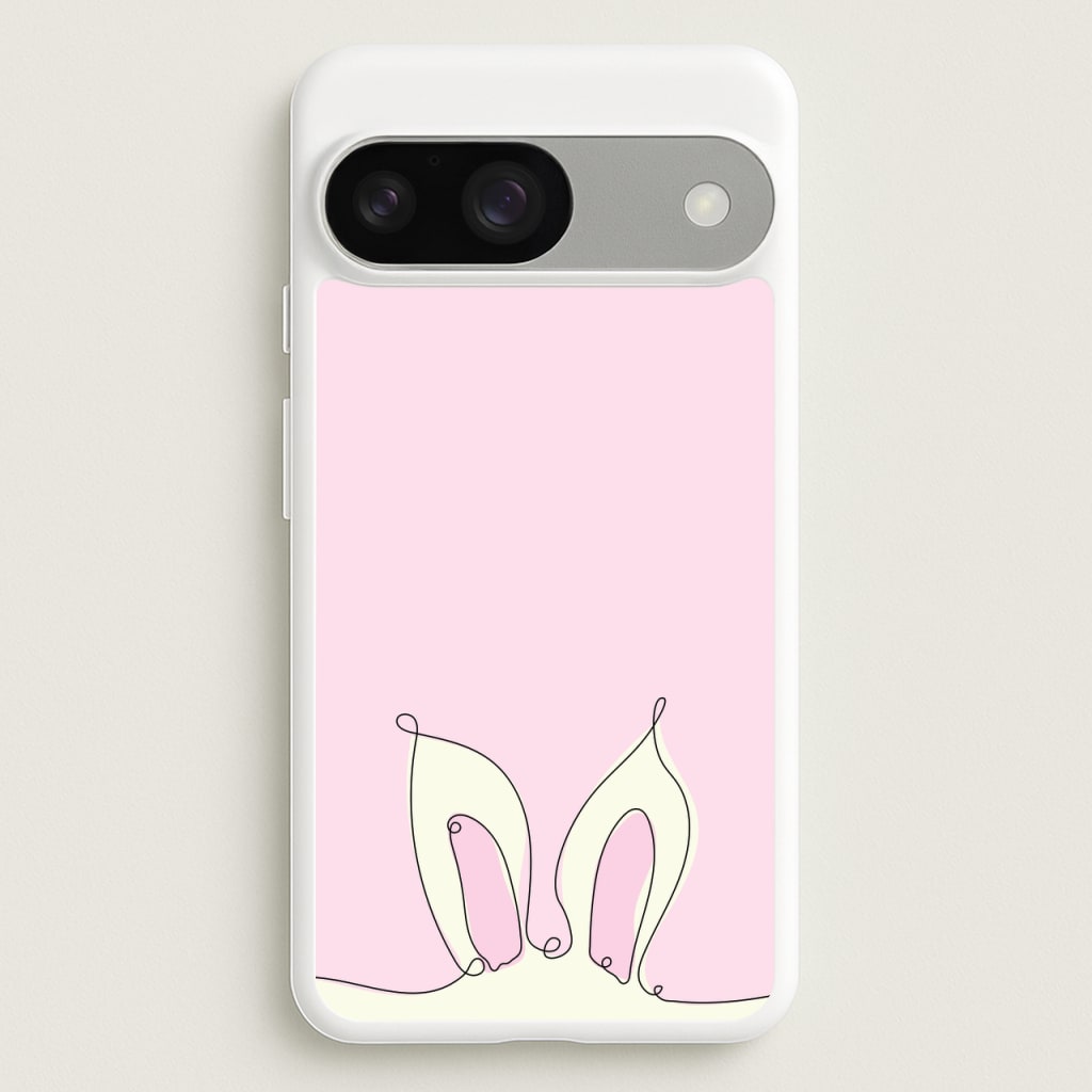 Outline Bunny Ears - Easter Phone Case for Google Pixel 9 / 9 Pro
