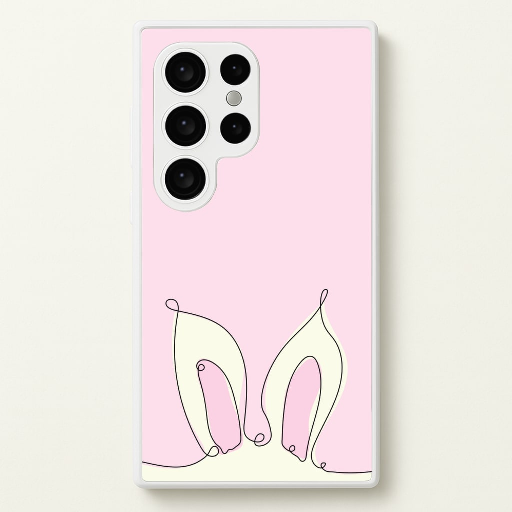 Outline Bunny Ears - Easter Phone Case for Galaxy S24 Ultra