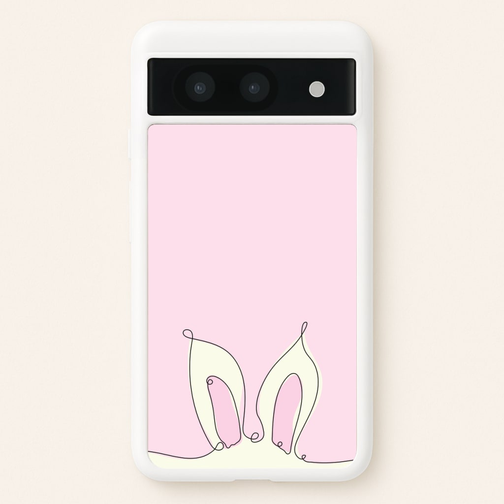 Outline Bunny Ears - Easter Phone Case for Google Pixel 8a
