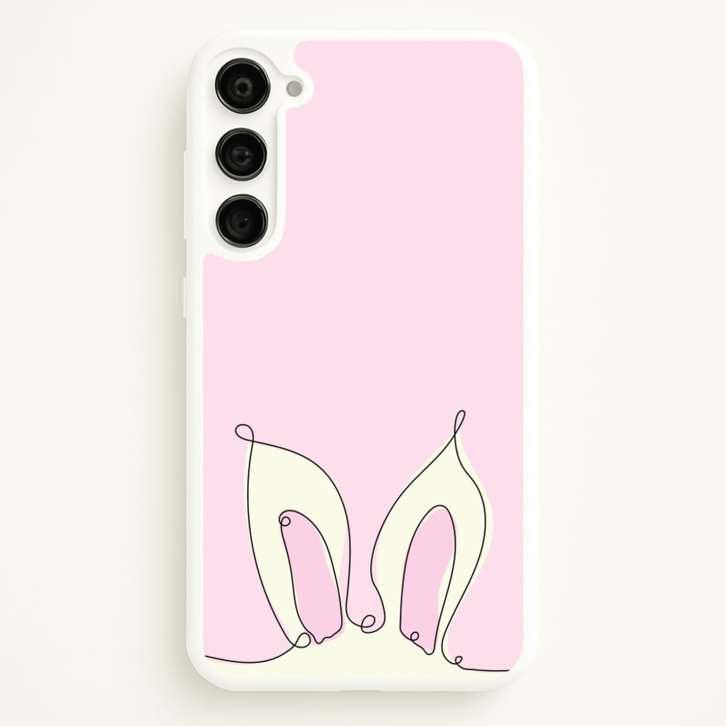 Outline Bunny Ears - Easter Phone Case for Galaxy S23