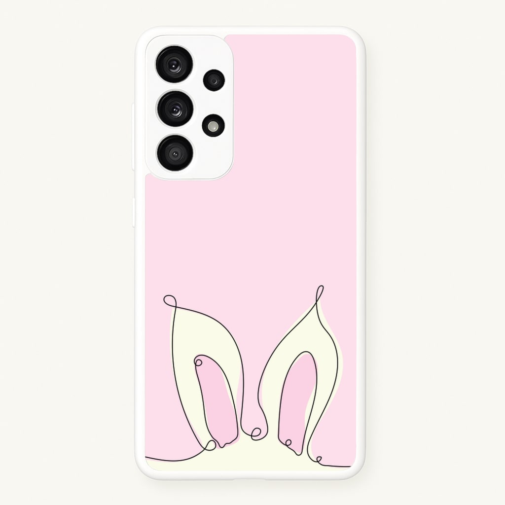 Outline Bunny Ears - Easter Phone Case for Galaxy A53
