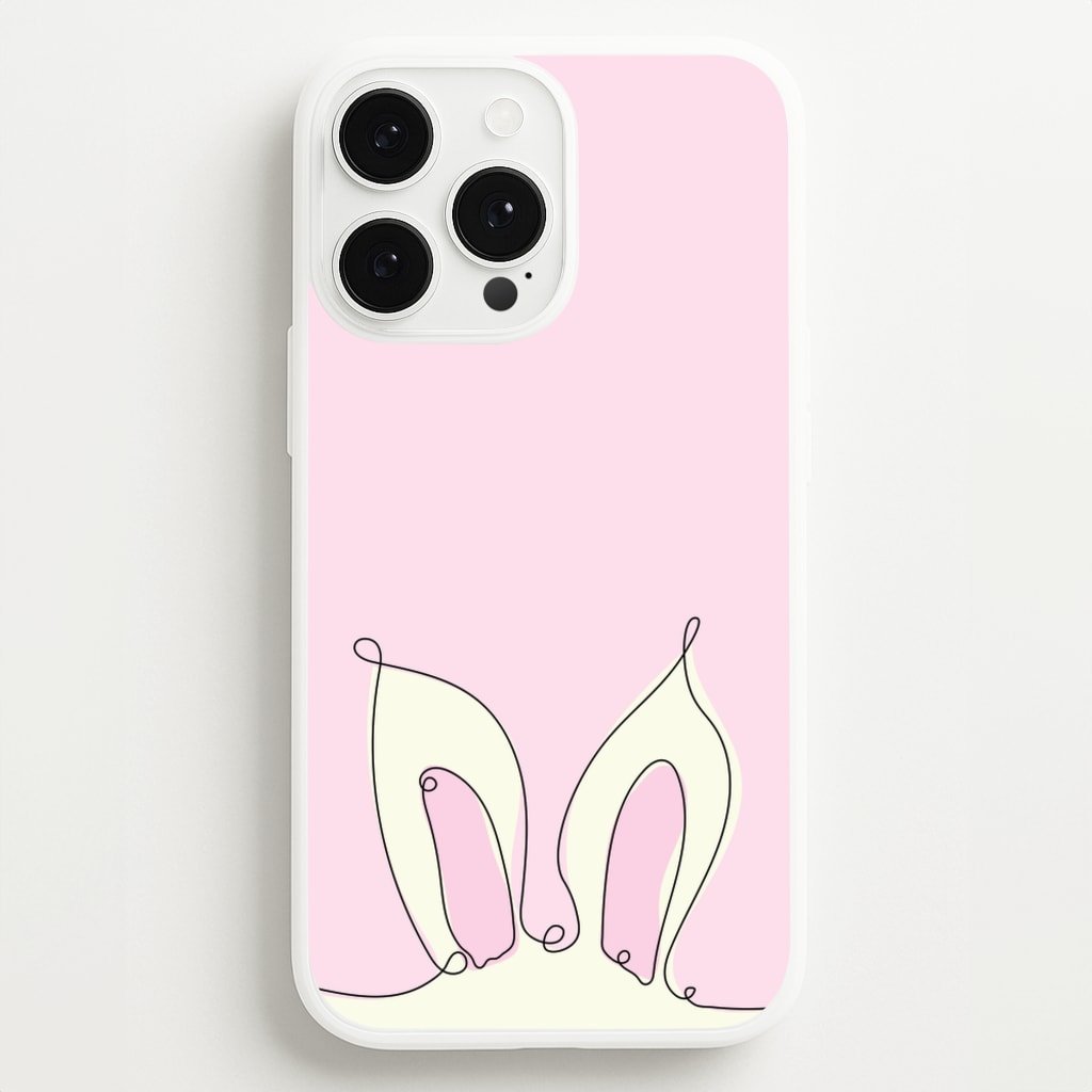 Outline Bunny Ears - Easter Phone Case for iPhone 13 Pro Max