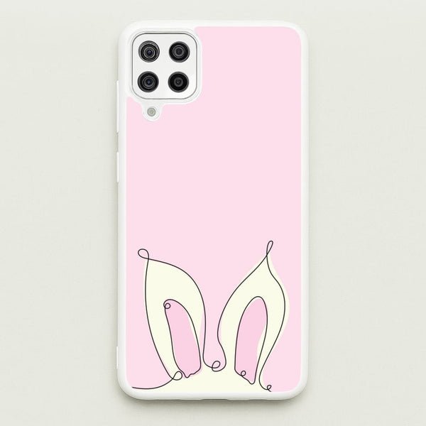 Outline Bunny Ears - Easter Phone Case for Galaxy A12
