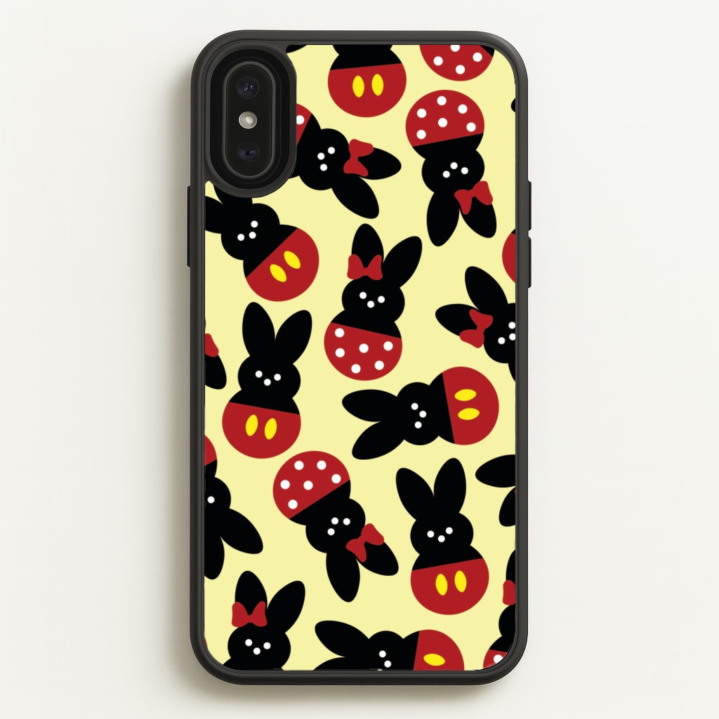 Mouse Peeps Pattern - Easter Phone Case for iPhone XS Max