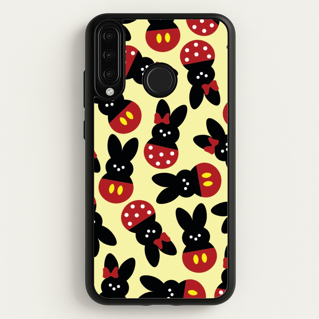 Mouse Peeps Pattern - Easter Phone Case for Huawei P30 Lite