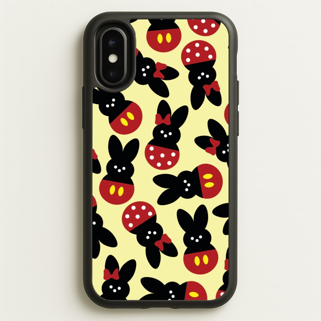 Mouse Peeps Pattern - Easter Phone Case for iPhone X / XS