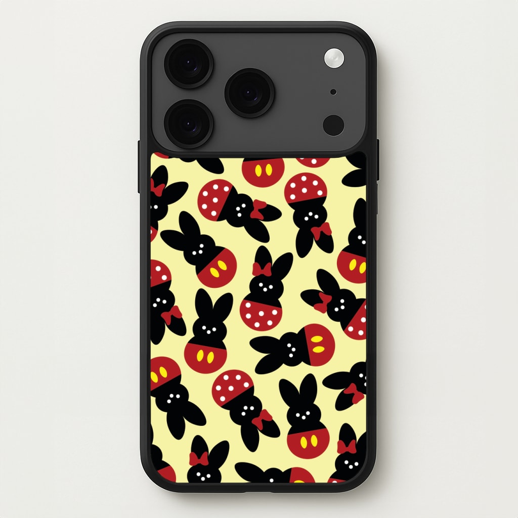 Mouse Peeps Pattern Phone Case for iPhone 17 Pro Max