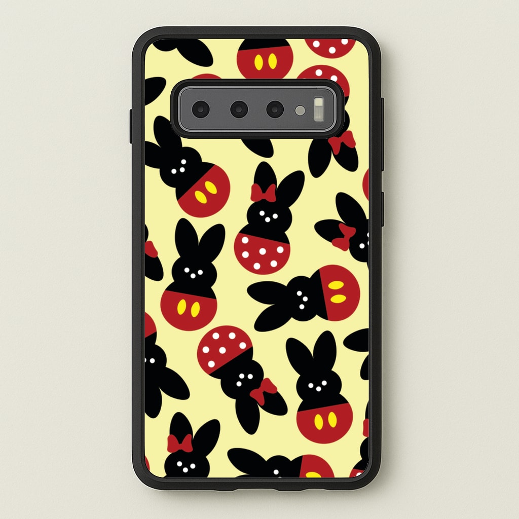 Mouse Peeps Pattern - Easter Phone Case for Galaxy S10 Plus