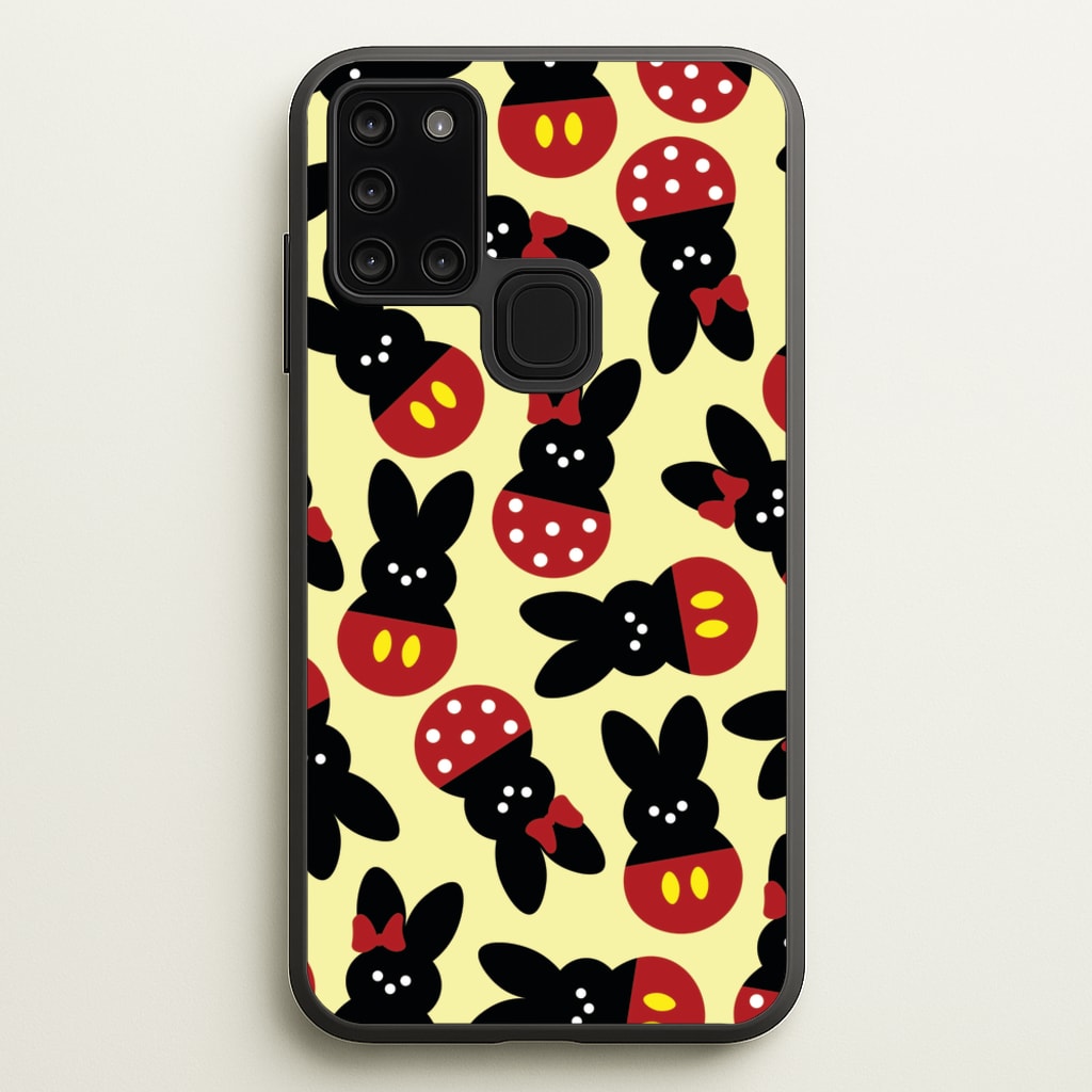 Mouse Peeps Pattern - Easter Phone Case for Galaxy A21s