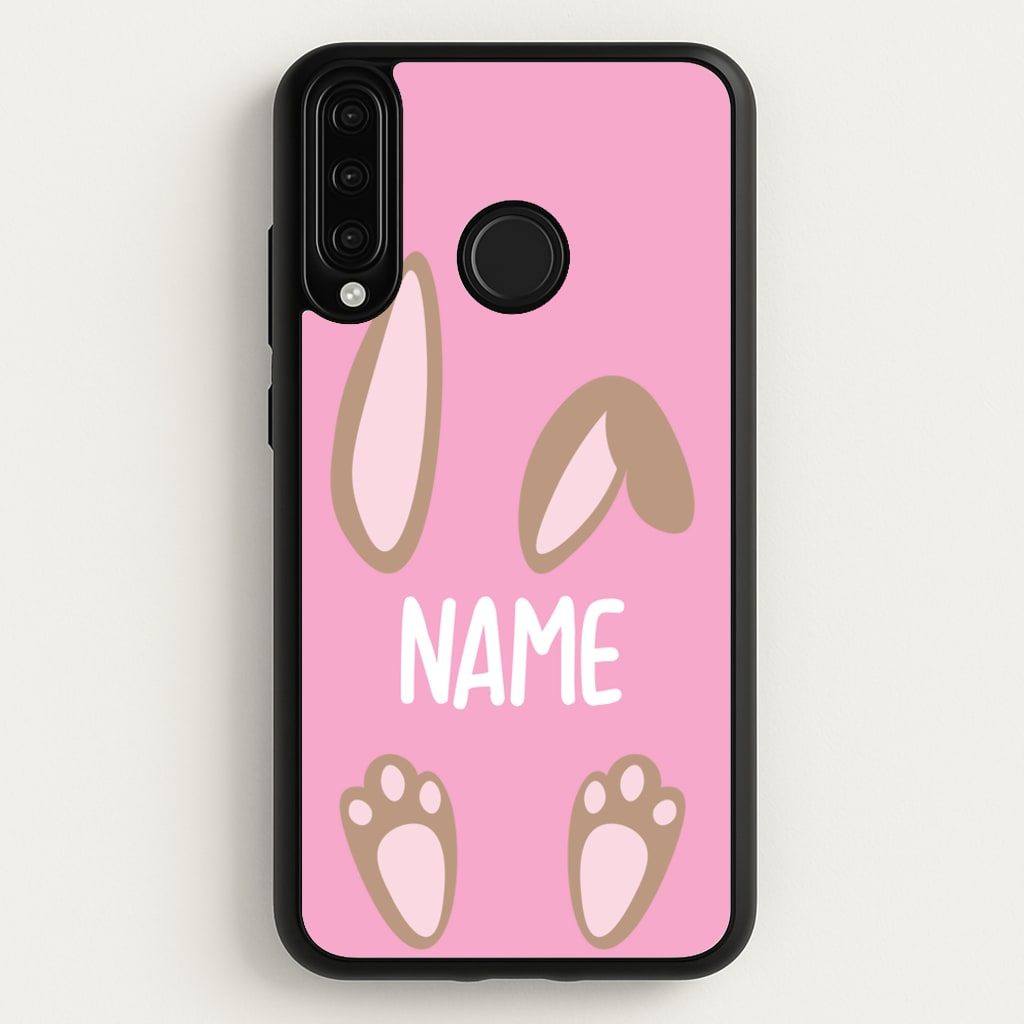 Brown Bunny Personalised - Easter Phone Case for Huawei P30 Lite