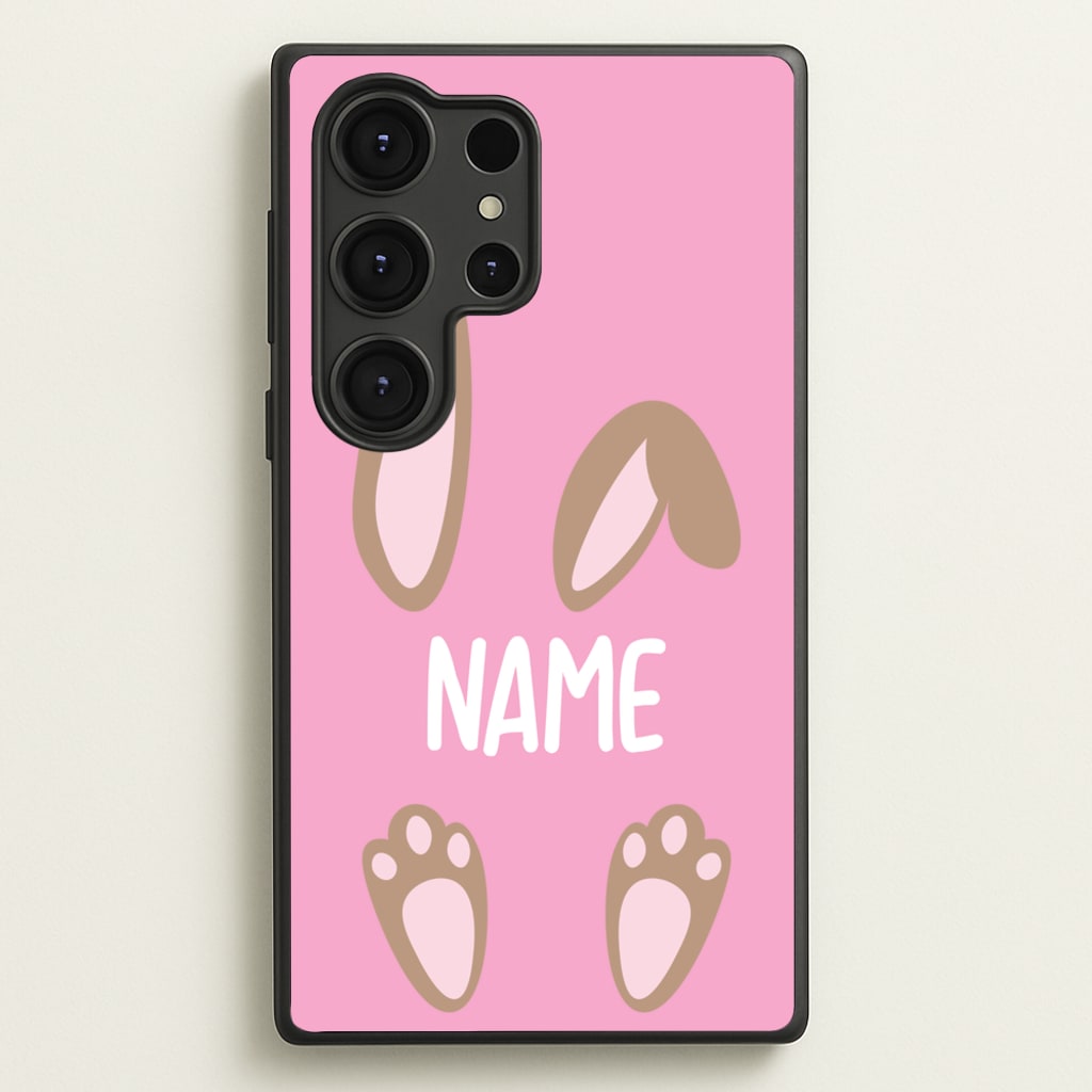 Brown Bunny Personalised - Easter Phone Case for Galaxy S25 Ultra