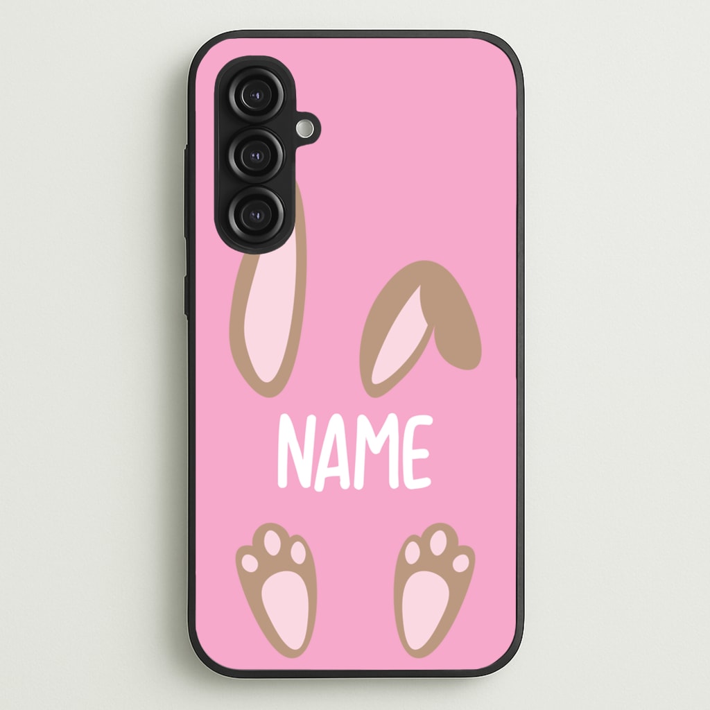 Brown Bunny Personalised - Easter Phone Case for Galaxy S23FE