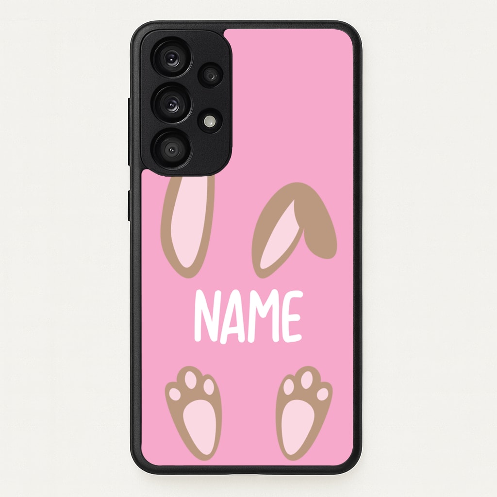 Brown Bunny Personalised - Easter Phone Case for Galaxy A53
