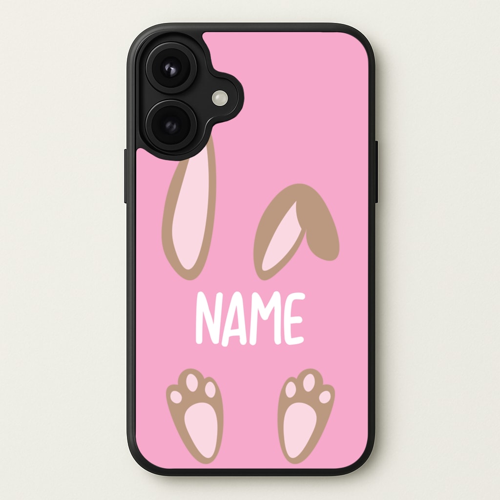 Brown Bunny Personalised Phone Case for iPhone 17
