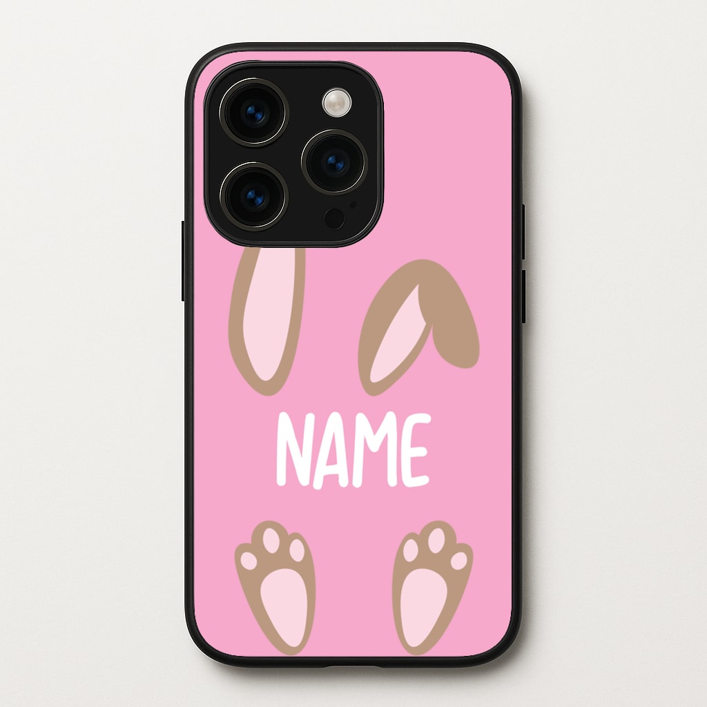 Brown Bunny Personalised - Easter Phone Case for iPhone 14 Pro