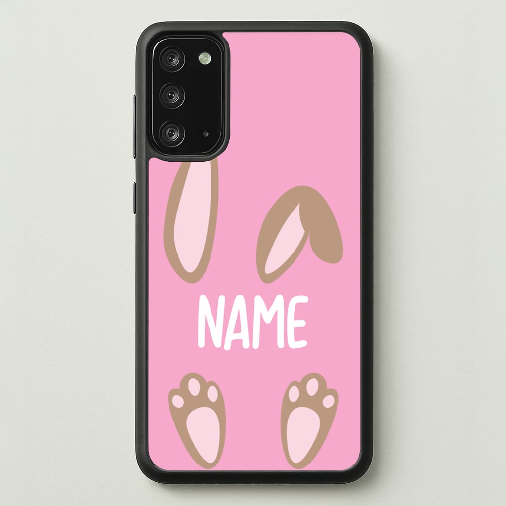 Brown Bunny Personalised - Easter Phone Case for Galaxy Note 20