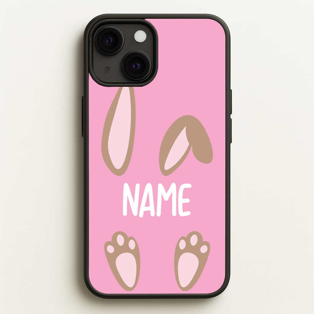 Brown Bunny Personalised - Easter Phone Case for iPhone 13