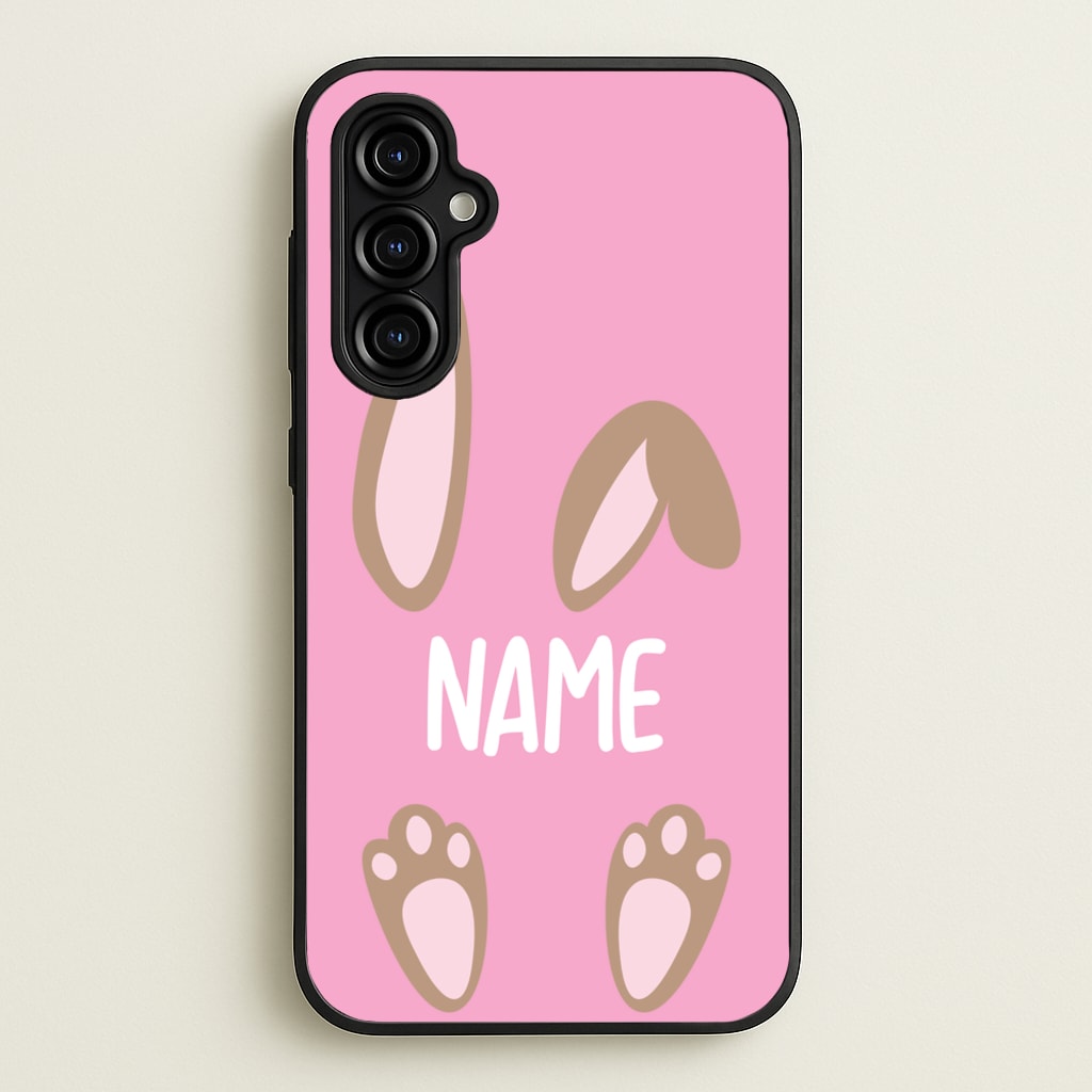 Brown Bunny Personalised - Easter Phone Case for Galaxy A54