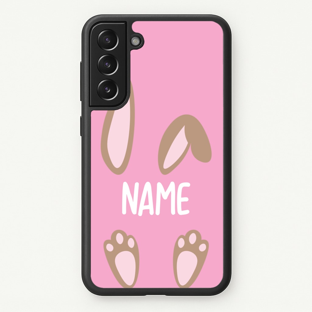 Brown Bunny Personalised - Easter Phone Case for Galaxy S21