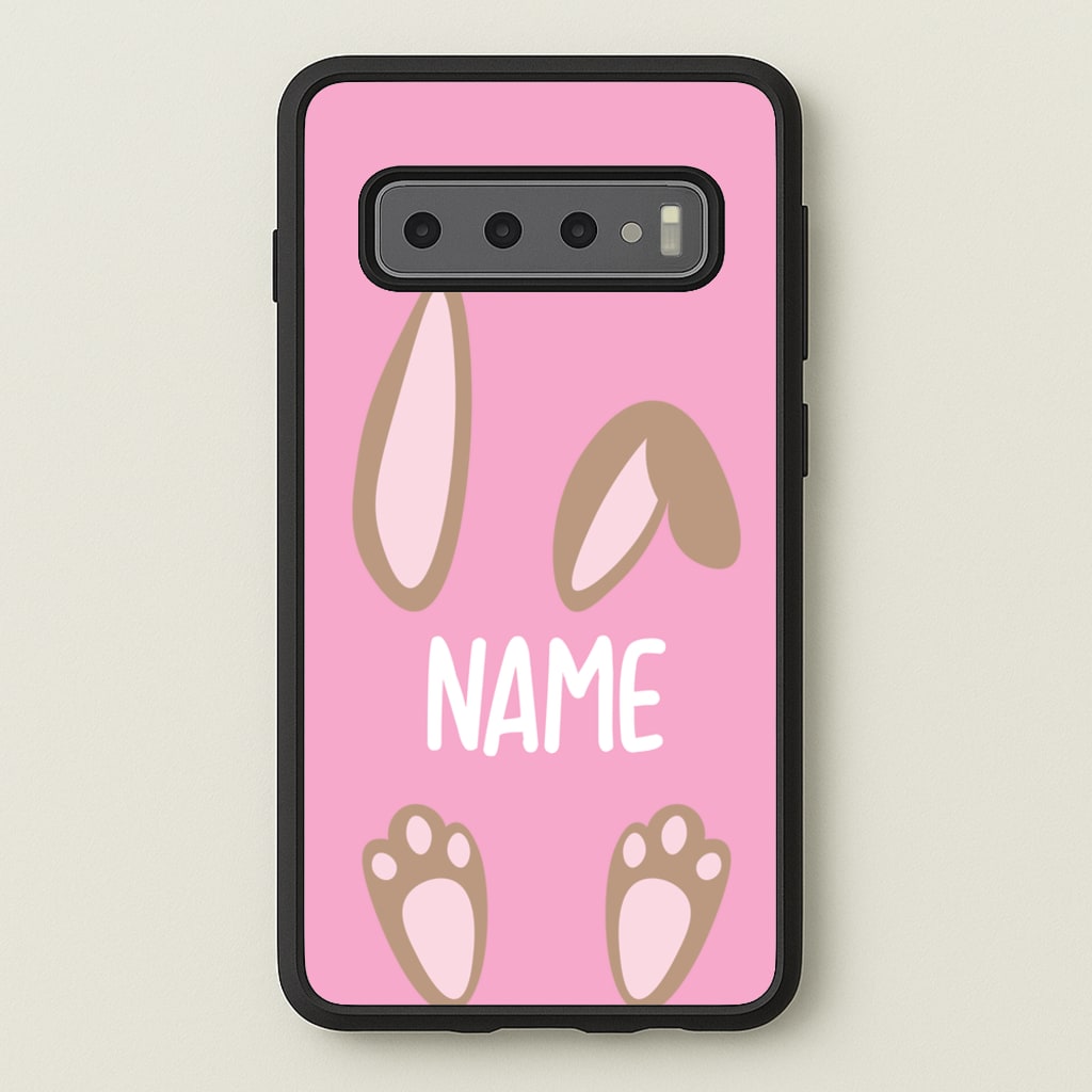 Brown Bunny Personalised - Easter Phone Case for Galaxy S10 Plus